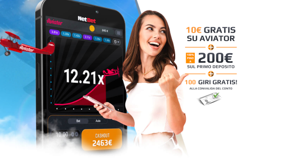 Nuova Promo AVIATOR bonus senza deposito